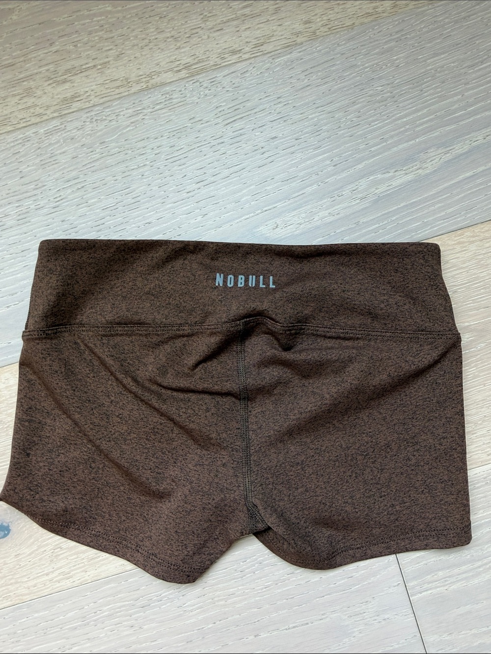 NOBULL Women's Dark Brown Athletic Training Shorts